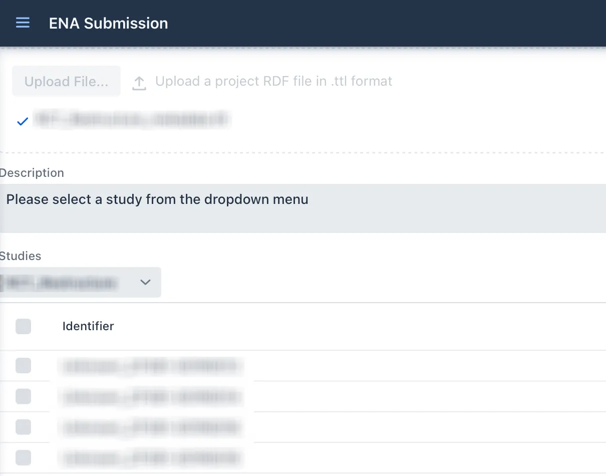 ENA XML Creation