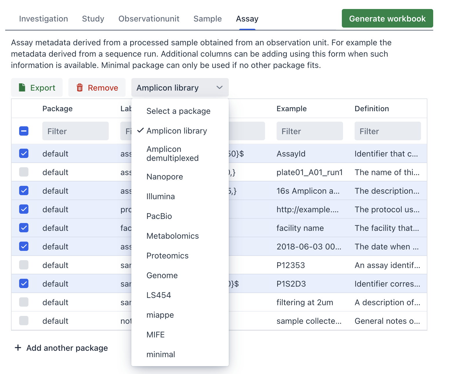 Web Interface